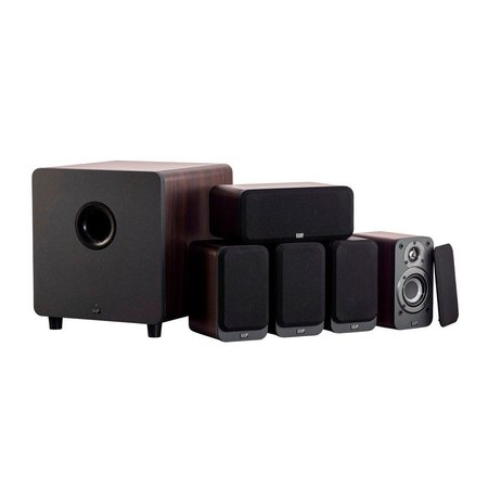 MONOPRICE HT-35 Premium 5.1-Channel Home Theater System with Powered Subwoofer_ 39358